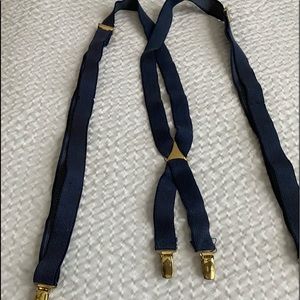 Suspenders Men’s 1” Navy X large Brass Clips